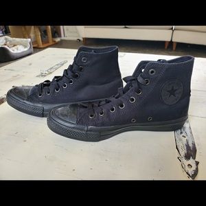 Black converse high tops